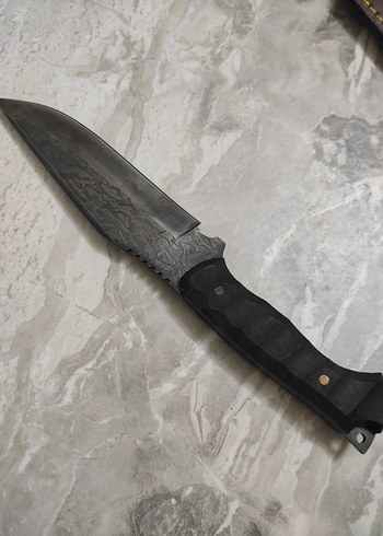 CK75 sert çelik şık kılıflı avcı bıçak - Görsel 3