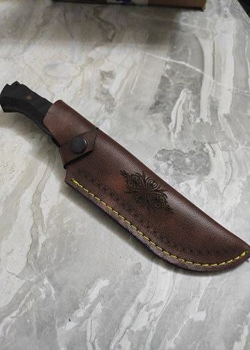 CK75 sert çelik şık kılıflı avcı bıçak - Görsel 4