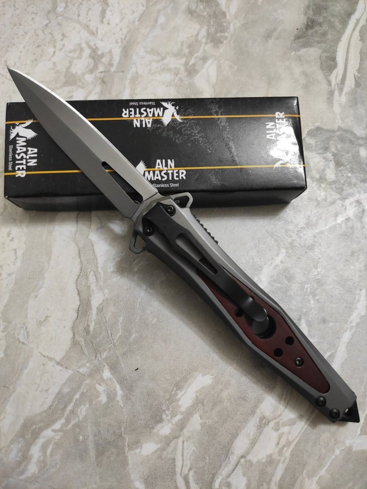 G10 titanyum yarı otomatik çakı - Görsel 3