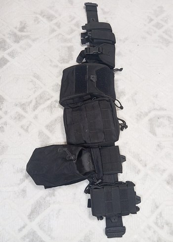 Siyah Taktik Savaşçı Kemeri muharebe kemeri belt - Görsel 3