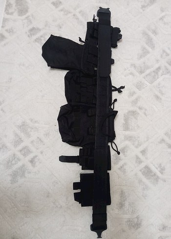 Siyah Taktik Savaşçı Kemeri muharebe kemeri belt - Görsel 4