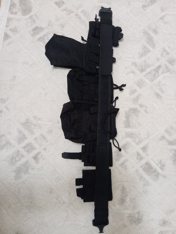 Siyah Taktik Savaşçı Kemeri muharebe kemeri belt - Görsel 4