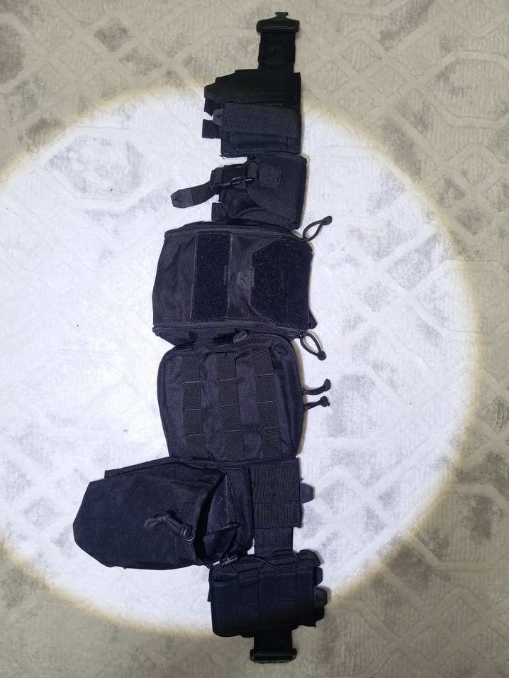 Siyah Taktik Savaşçı Kemeri muharebe kemeri belt - Görsel 2