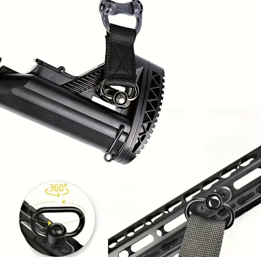 çift nokta askı kayışı (haki) - Görsel 3