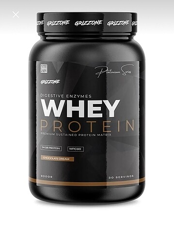 grizzone çıkolatalı whey protein sıfır jelatinli ürün