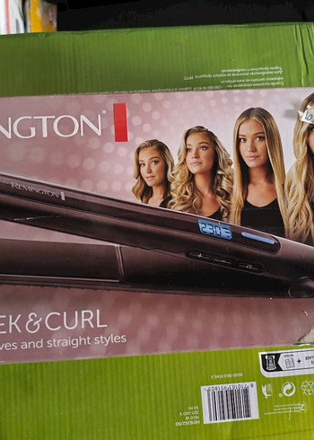 Remington Siyah Saç Düzleştirici ve Maşa