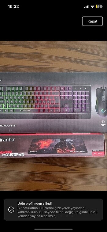 Rampage Rampage klavye mouse set