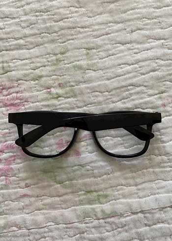 Şeffaf Koyu Siyah Kadın Gözlüğü - Görsel 2