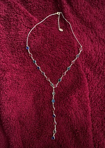 Uzun Zincirli Çok Renkli Bohem Kadın Kolyesi - Görsel 4