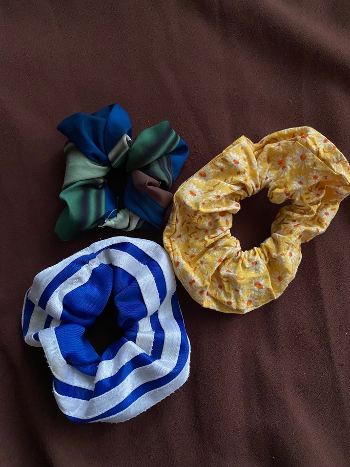 3lü Renkli Elastik Kadın Saç Tokaları - Görsel 5