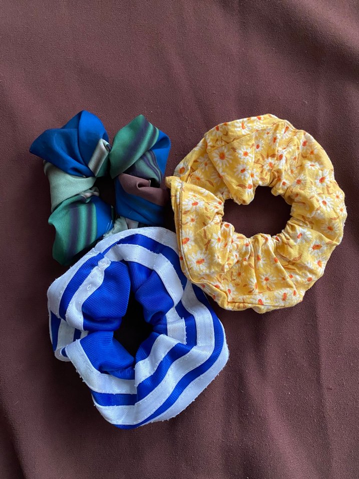 3lü Renkli Elastik Kadın Saç Tokaları - Görsel 3