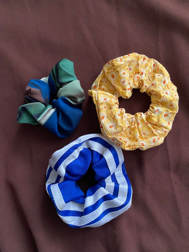 3lü Renkli Elastik Kadın Saç Tokaları - Görsel 2