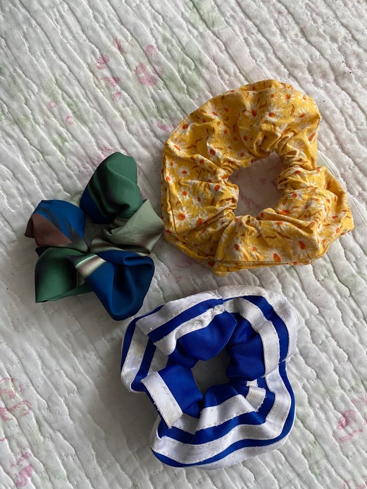 3lü Renkli Elastik Kadın Saç Tokaları - Görsel 2