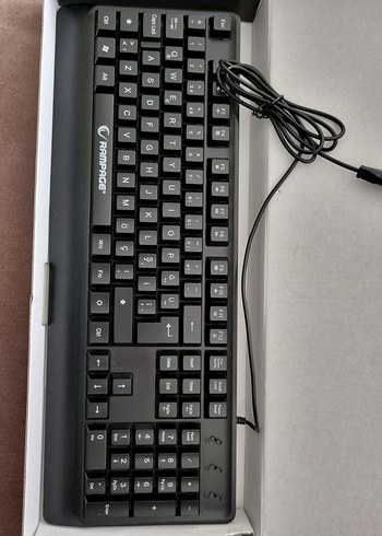 Rampage Çok Renkli Piranha Profesyonel Klavye