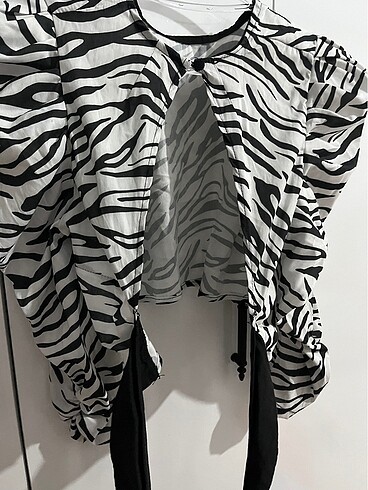 s Beden beyaz Renk BLUZ ZEBRA