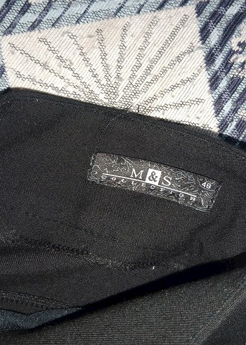 Kadın Siyah Kemerli Kumaş Pantolon - Görsel 5