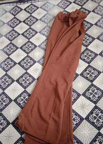 Kahverengi Uzun Kollu Hemşirelik Sabahlığı - Görsel 3