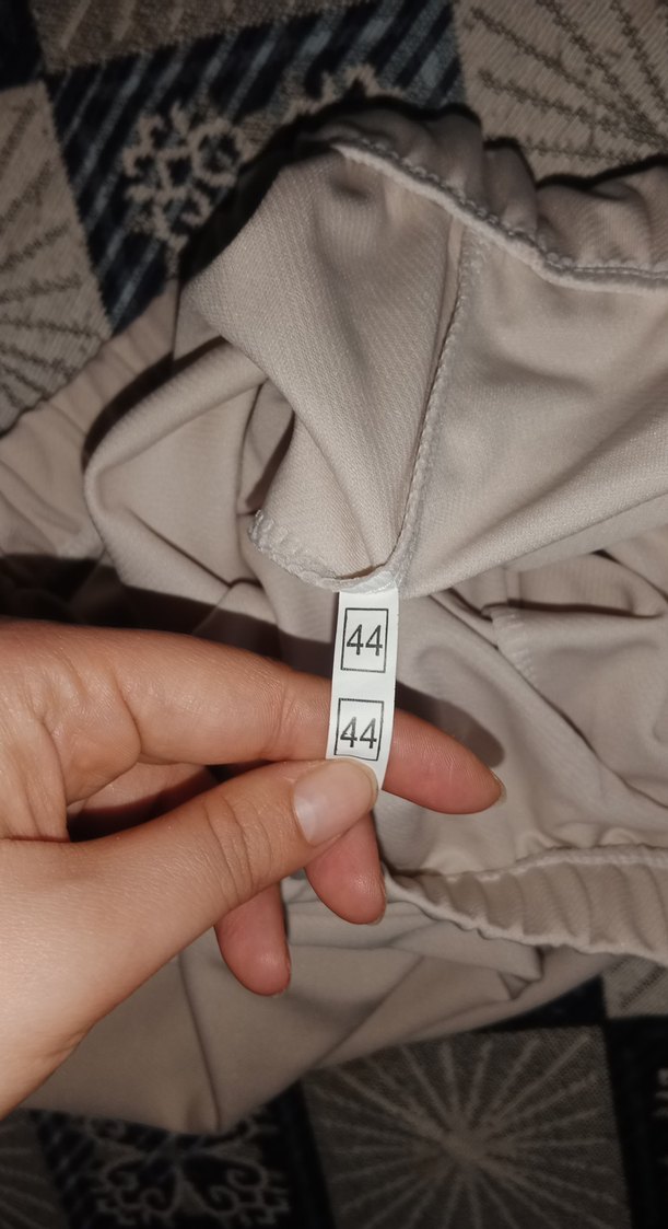 Bej Kadın Uzun Kumaş Pantolon - Görsel 3