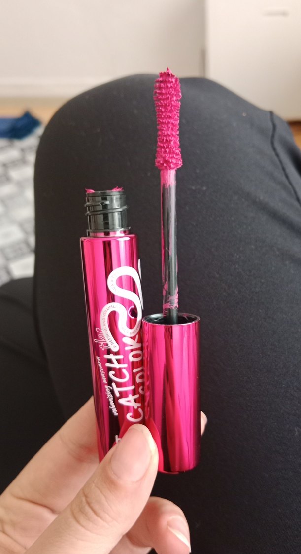 Pembe Renkli Catch Color Maskara - Görsel 3