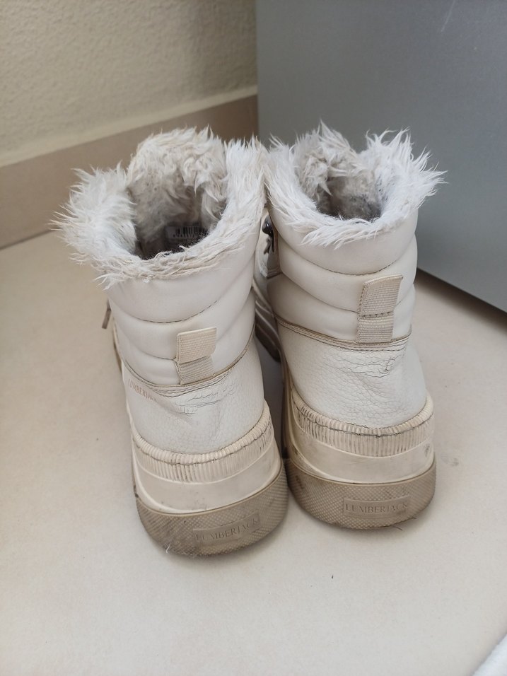 Gri Tüylü Kadın Günlük Wedge Topuk Bot - Görsel 3