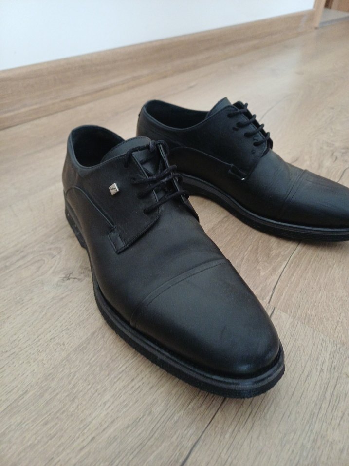 Erkek Siyah Klasik Ofis Ayakkabısı - Görsel 3