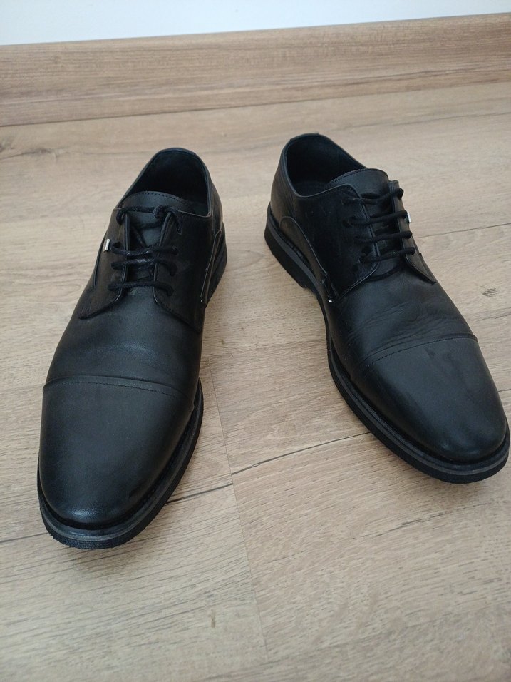 Erkek Siyah Klasik Ofis Ayakkabısı - Görsel 5