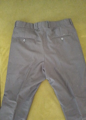 Kiğılı Siyah Erkek Normal Kesim Pantolon - Görsel 3