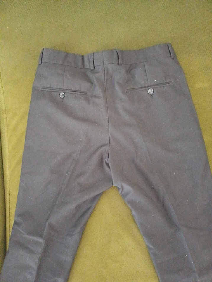 Kiğılı Siyah Erkek Normal Kesim Pantolon - Görsel 3