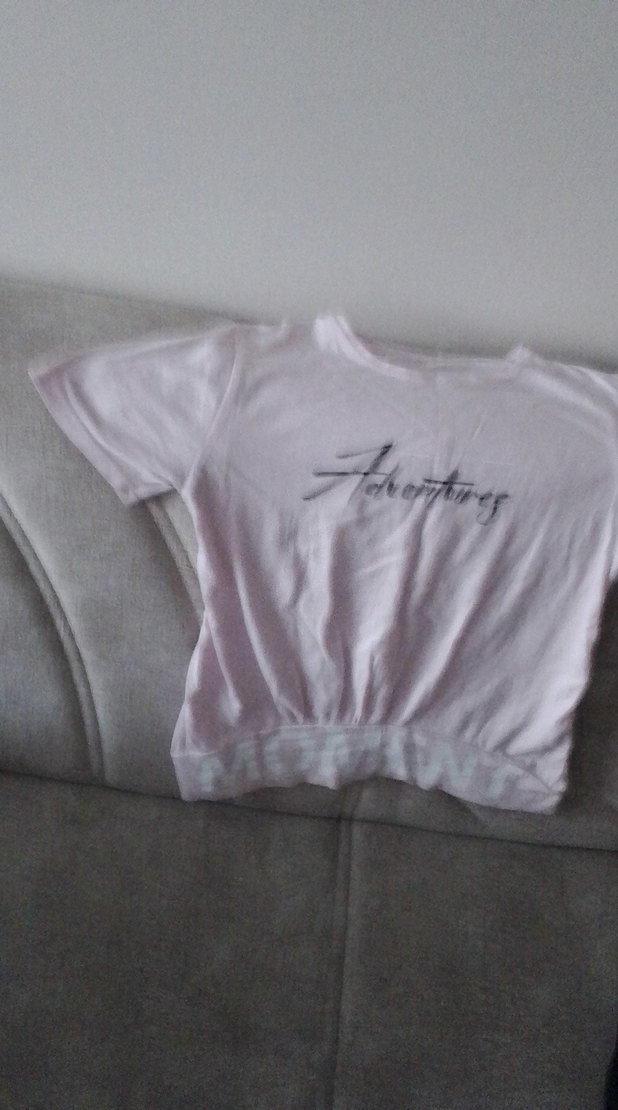 Pembe Baskılı Kız Tişörtü - Görsel 2