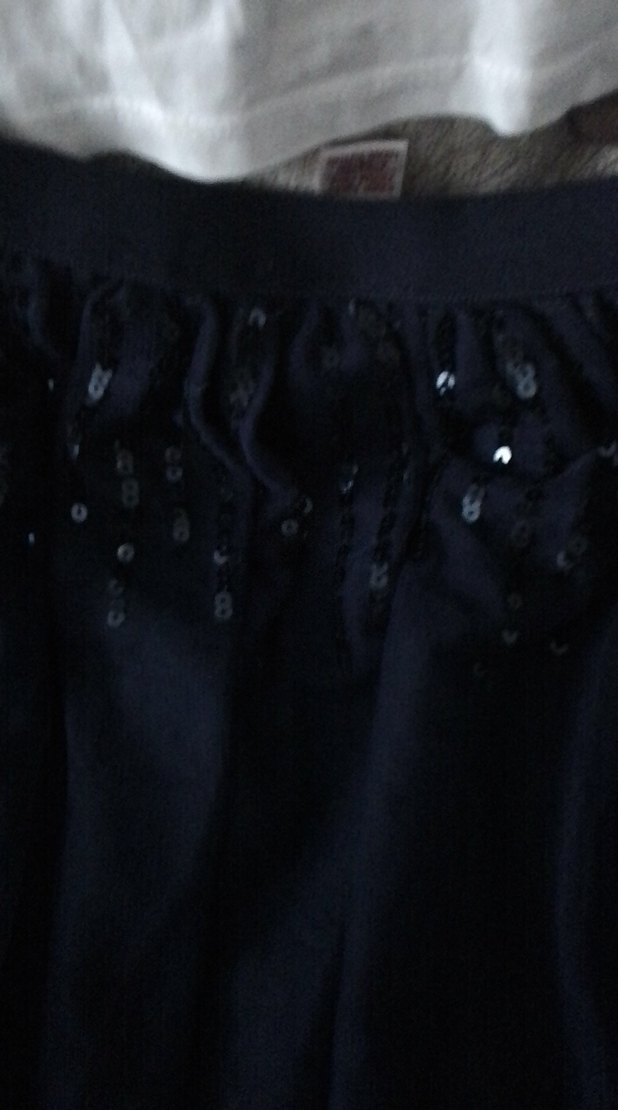 Kelebek Detaylı Kız Çocuk Beyaz Tişört ve lacivert Etek - Görsel 4