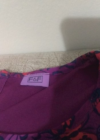 Mor Drapeli kadın Tuniği - Görsel 3