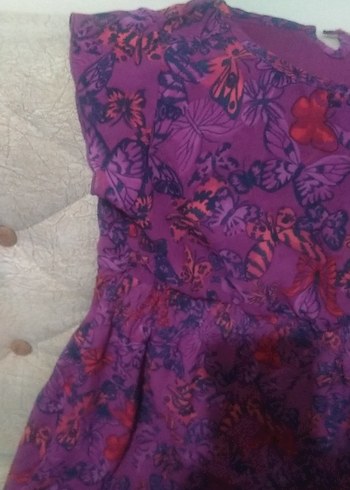 Mor Drapeli kadın Tuniği - Görsel 4