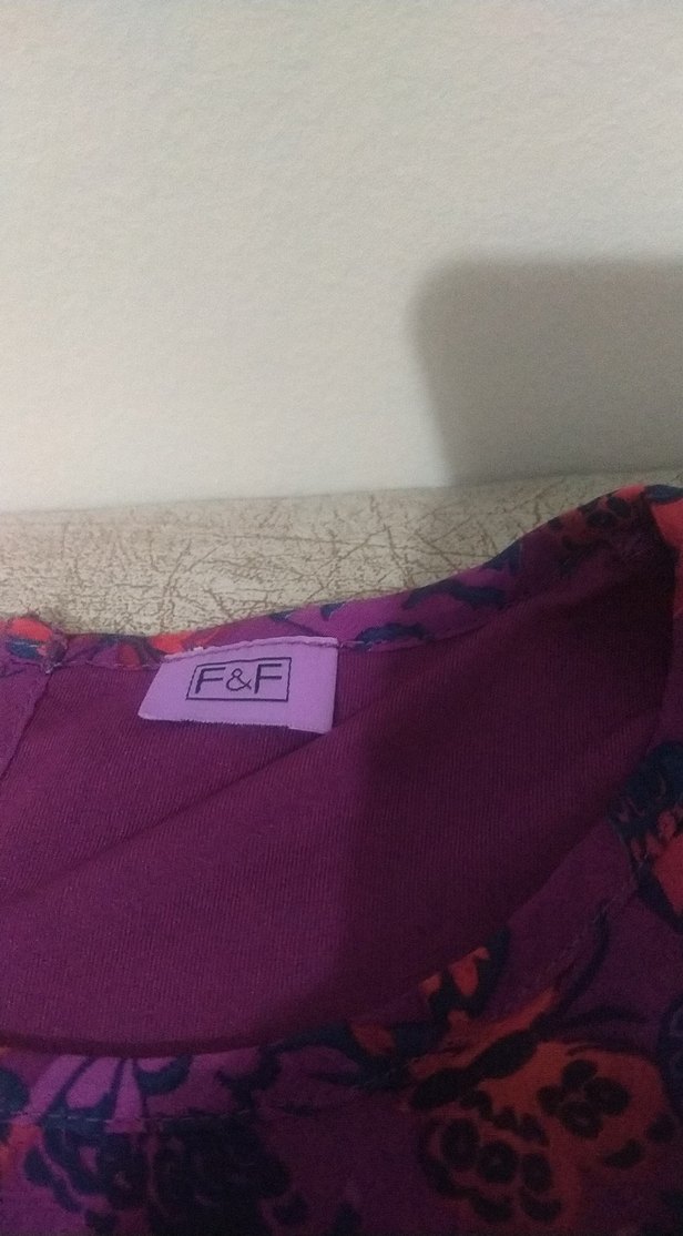 Mor Drapeli kadın Tuniği - Görsel 3