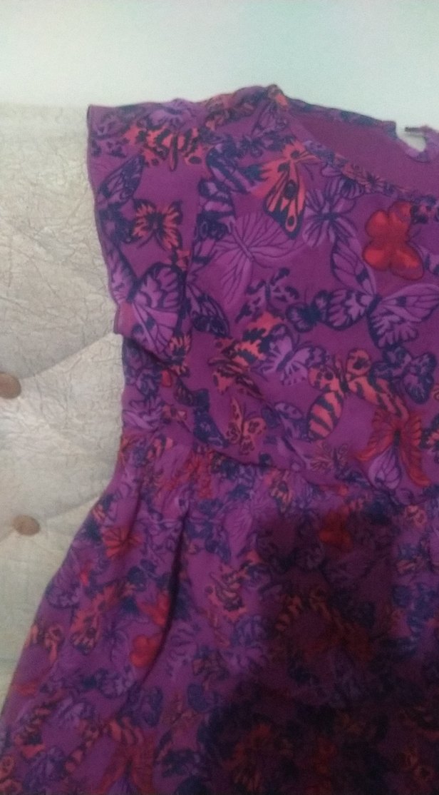 Mor Drapeli kadın Tuniği - Görsel 4