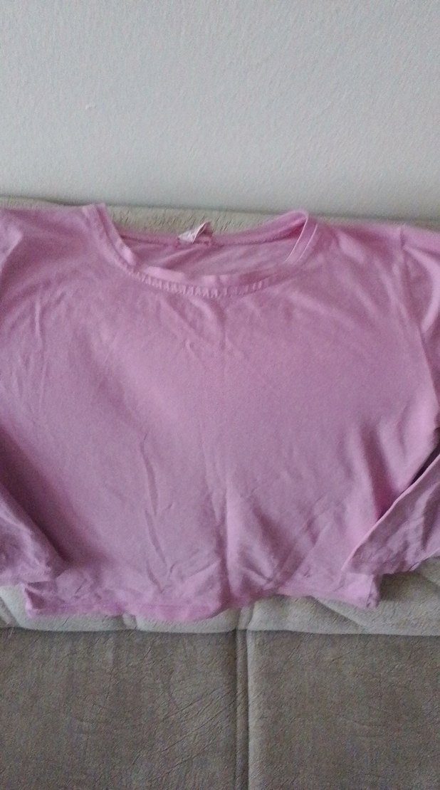 Kız Çocuk Pembe Uzun Kollu Sweatshirt - Görsel 3