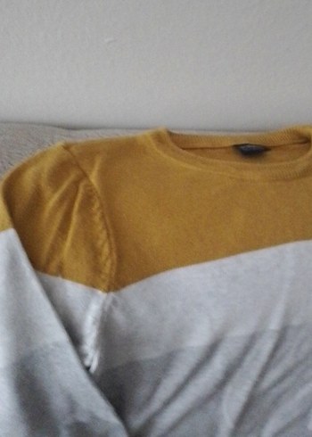 Erkek Çocuk Renk Bloklu Örgü Kazak - Görsel 4