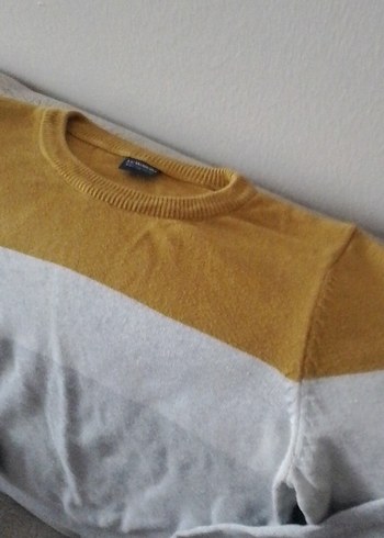 Erkek Çocuk Renk Bloklu Örgü Kazak - Görsel 5