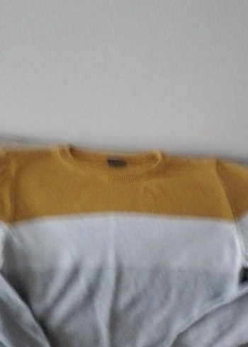 Erkek Çocuk Renk Bloklu Örgü Kazak - Görsel 3