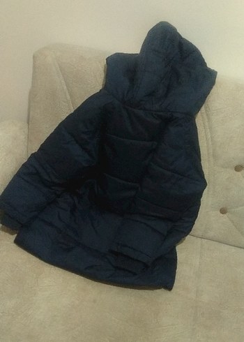 Düğmeli Lacivert erkek çocuk Kışlık Mont - Görsel 6