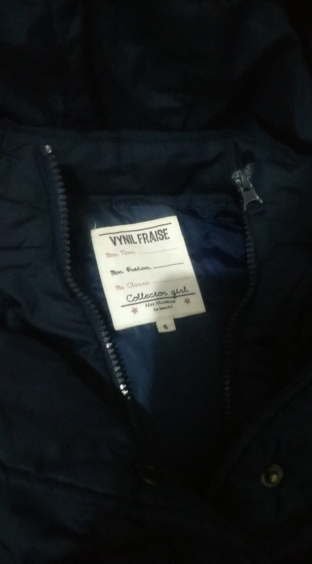 Düğmeli Lacivert erkek çocuk Kışlık Mont - Görsel 2