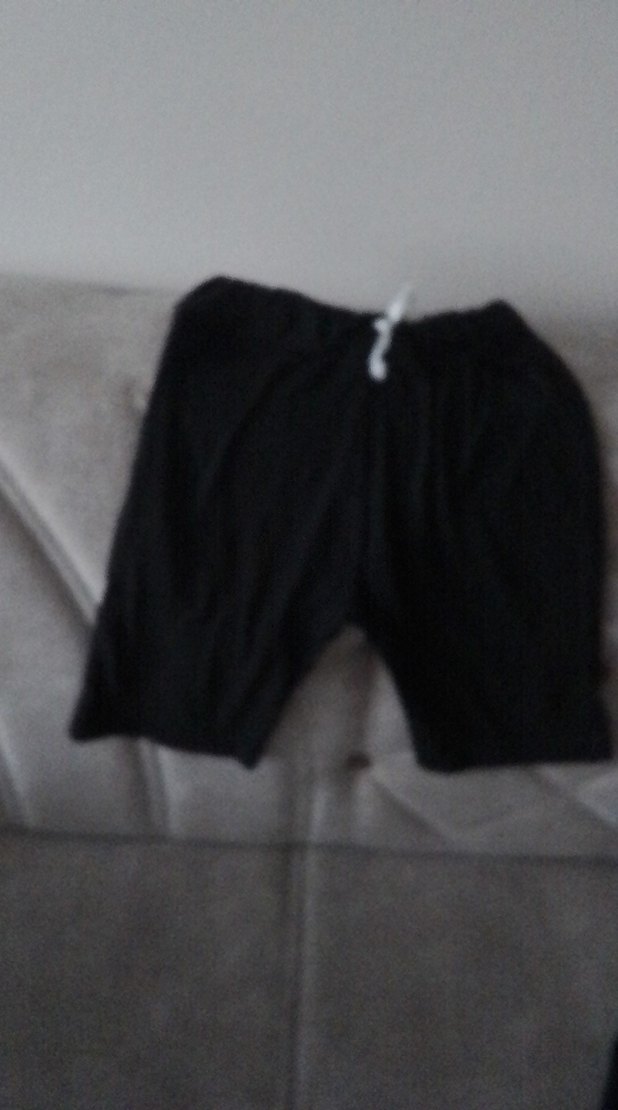 Siyah Erkek Çocuk Rahat Kesim Şort - Görsel 3