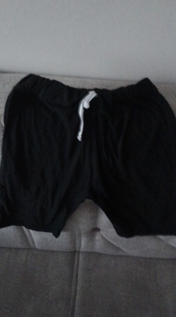 Siyah Erkek Çocuk Rahat Kesim Şort - Görsel 2