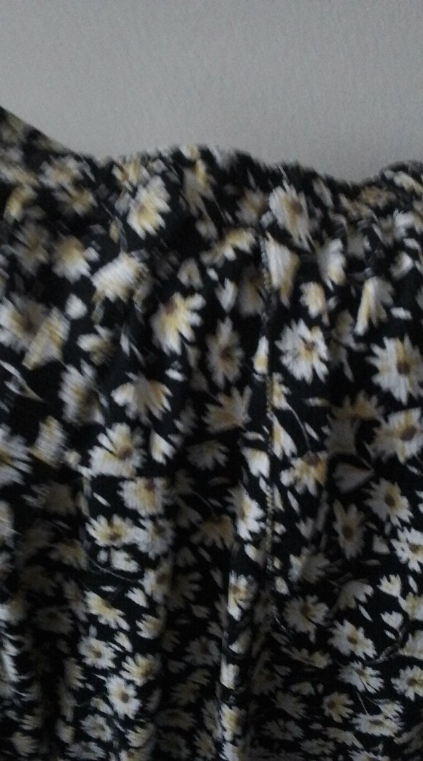 Gri Çiçek Desenli Mini Etek kız çocuk - Görsel 4