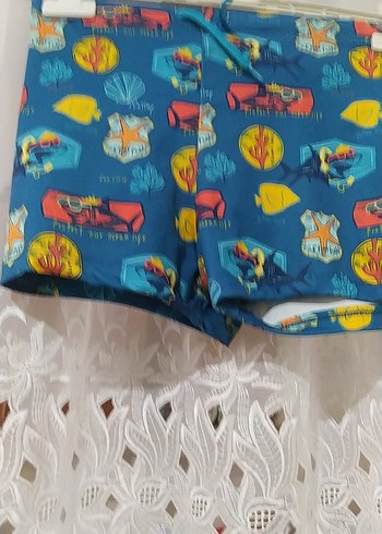 Çok Renkli Desenli Erkek Çocuk Mayo - Görsel 5