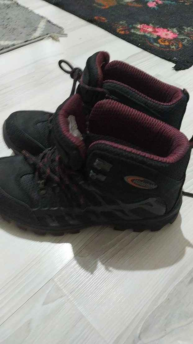 Erkek Siyah Yılan Desenli Outdoor Bot - Görsel 5