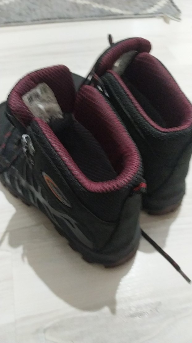 Erkek Siyah Yılan Desenli Outdoor Bot - Görsel 4