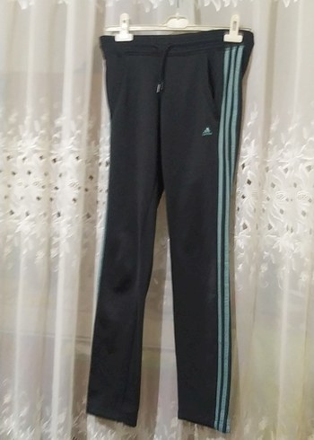 Kadın Gri Dar Kesim Spor Eşofman Altı - Görsel 6