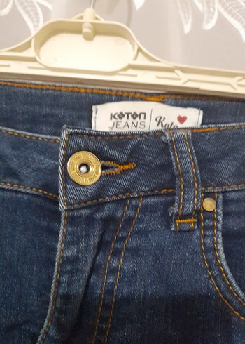 Kadın Lacivert Dar Kesim Denim Pantolon
