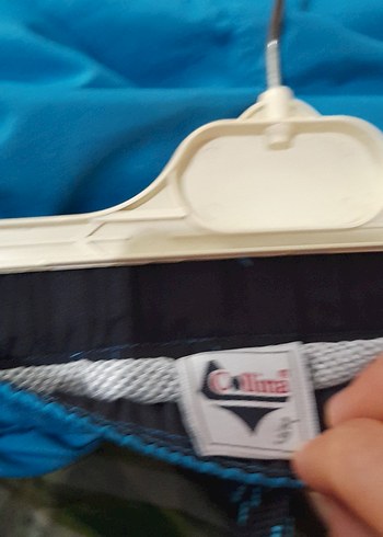 Erkek Mavi Mini Bel Bantlı Şort - Görsel 9