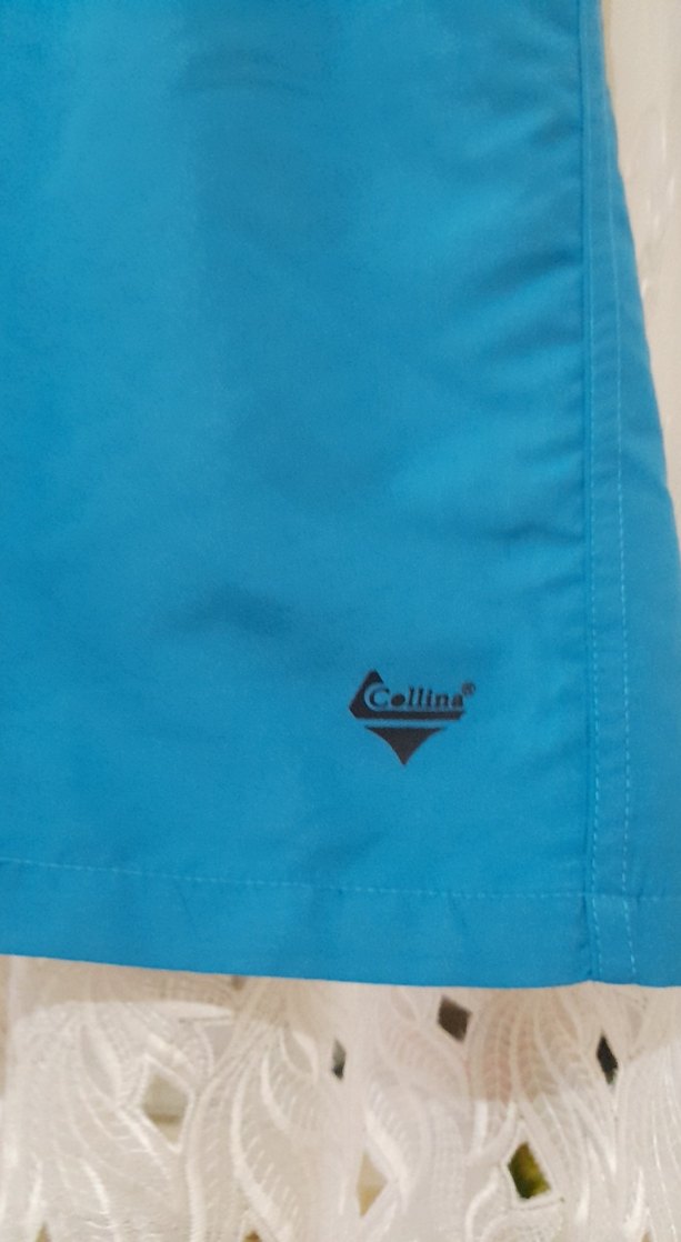 Erkek Mavi Mini Bel Bantlı Şort - Görsel 3